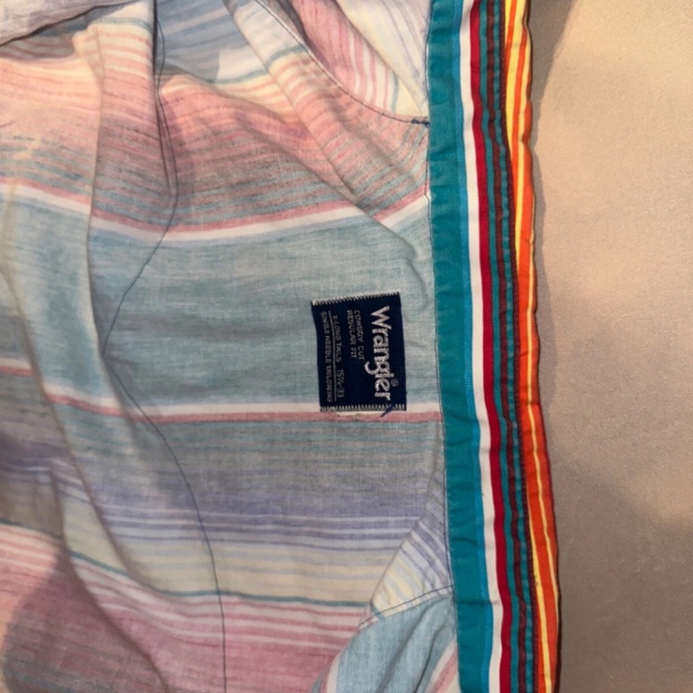 VTG Wrangler Brushpopper Shirt 90s ✨ - Picture 10 of 10